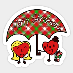 CUTE LOVERS, Christmas Sticker